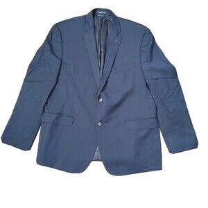Lauren Ralph Lauren Men's Slim Wool Suit Jacket Blazer Sports Coat 46R Navy Blue